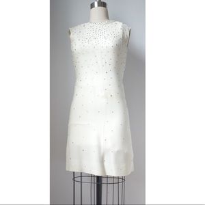 Vintage crystal embellished cocktail dress